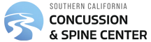 Southern California Concussion and Spine Center scrolling row logo.